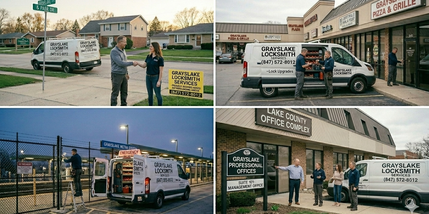 Locked out in Grayslake Locksmith For You LLC provides fast 247 emergency car, home, and business locksmith services